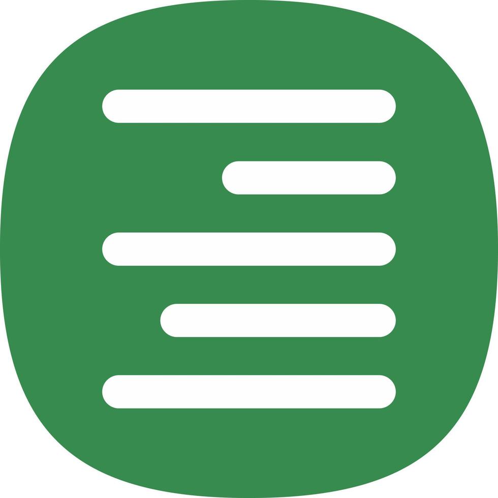 Align Vector Icon Design