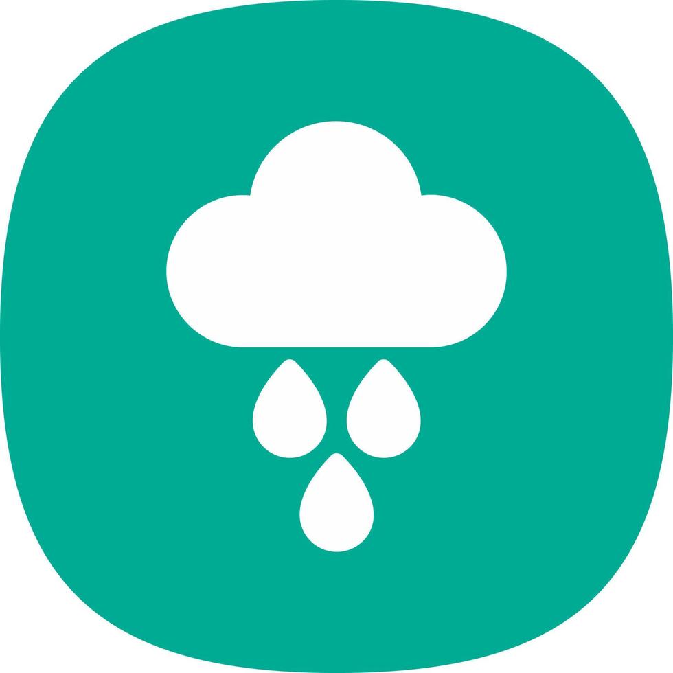 Rain Vector Icon Design