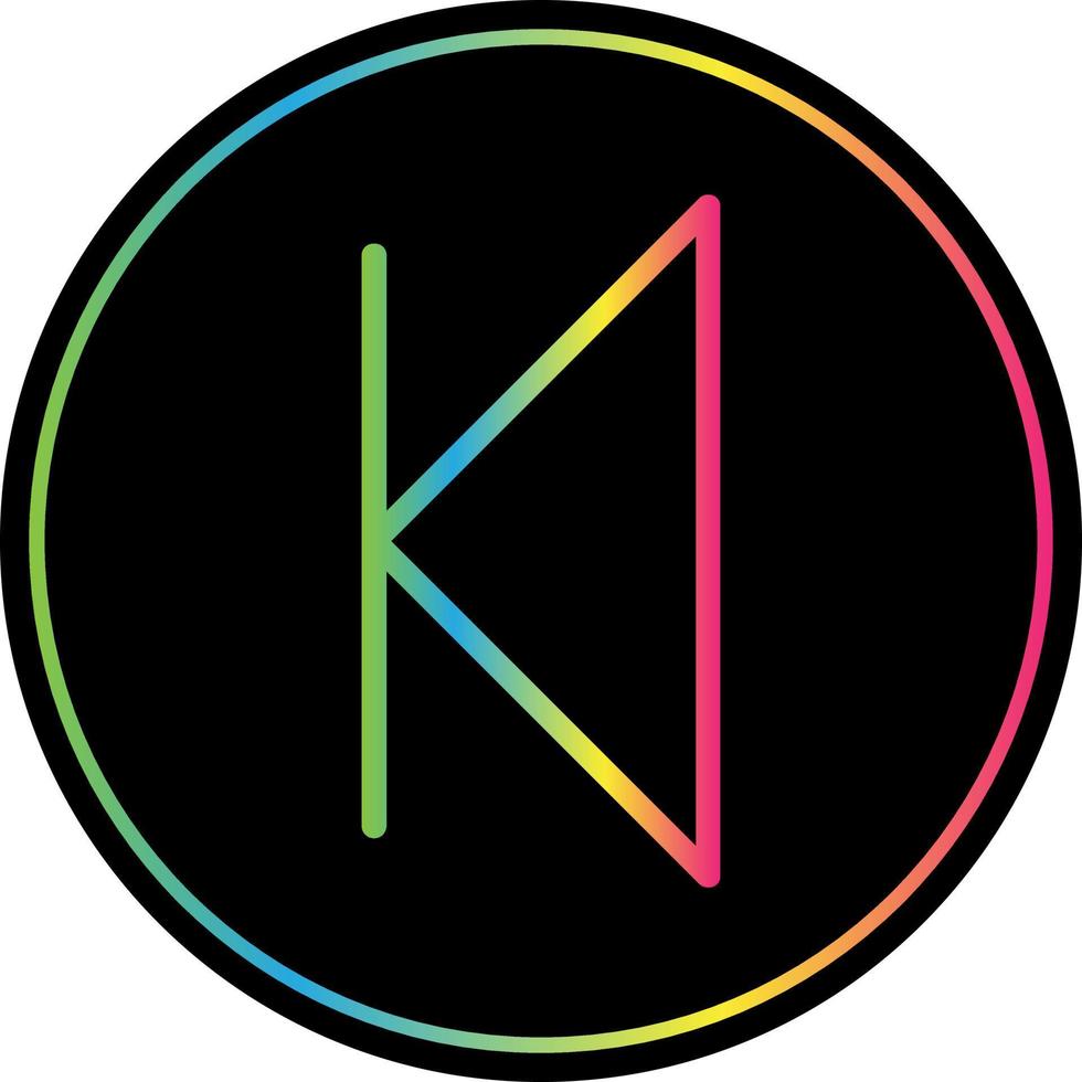 Skip Vector Icon Design