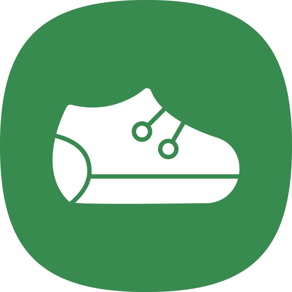 Baby Shoes Vector Icon Design