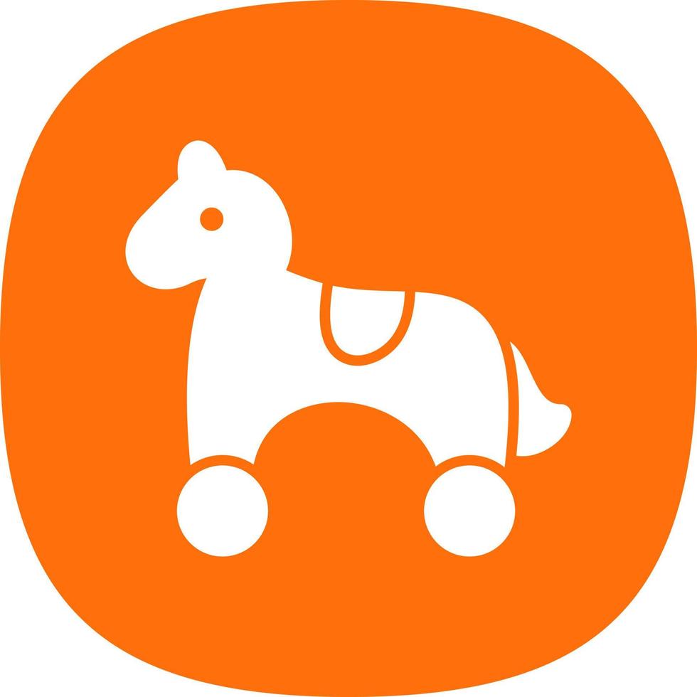 Toy Horse Vector Icon Design