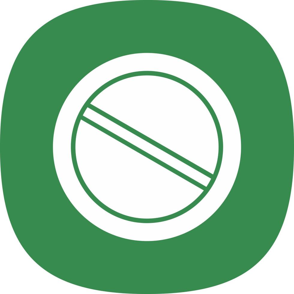 Slash Vector Icon Design