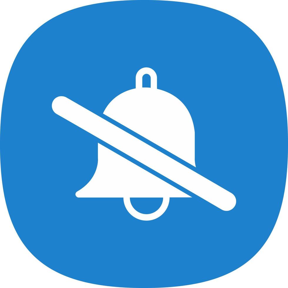 Bell Off Vector Icon Design