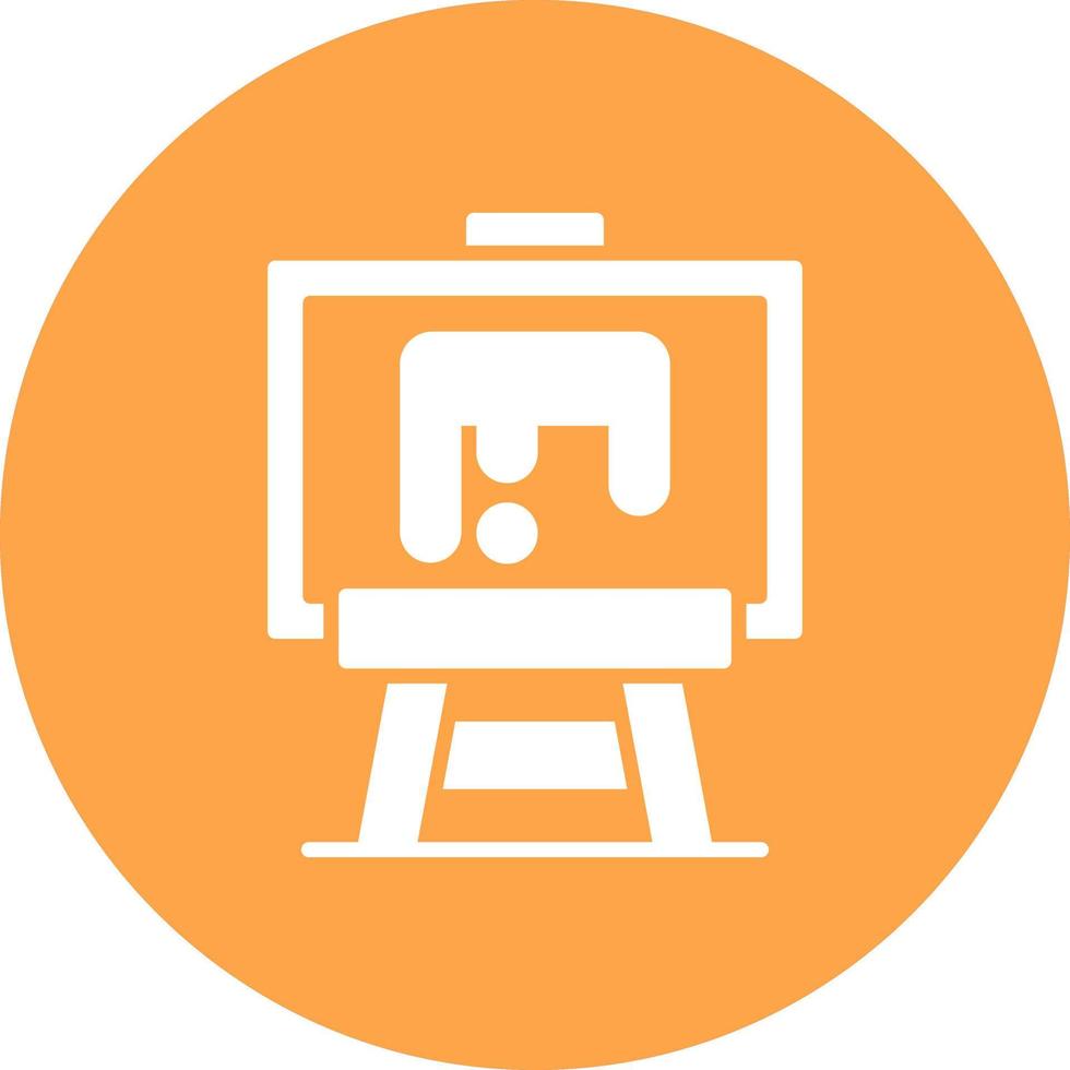 Paint Canvas Creative Icon Design vector