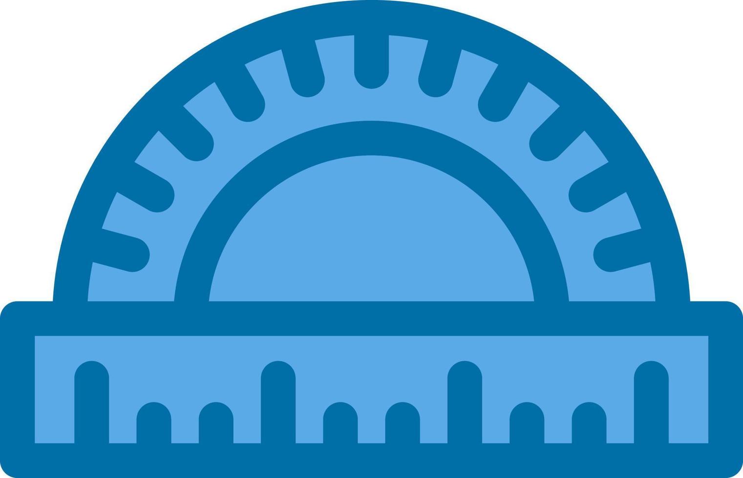 Protractor Vector Icon Design