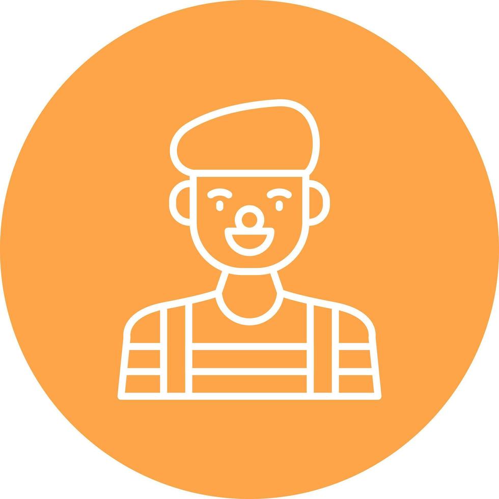 Mime Creative Icon Design vector