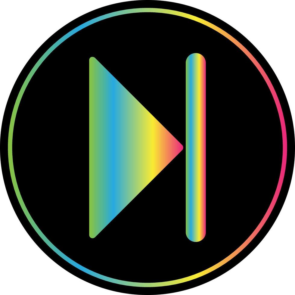Skip Vector Icon Design