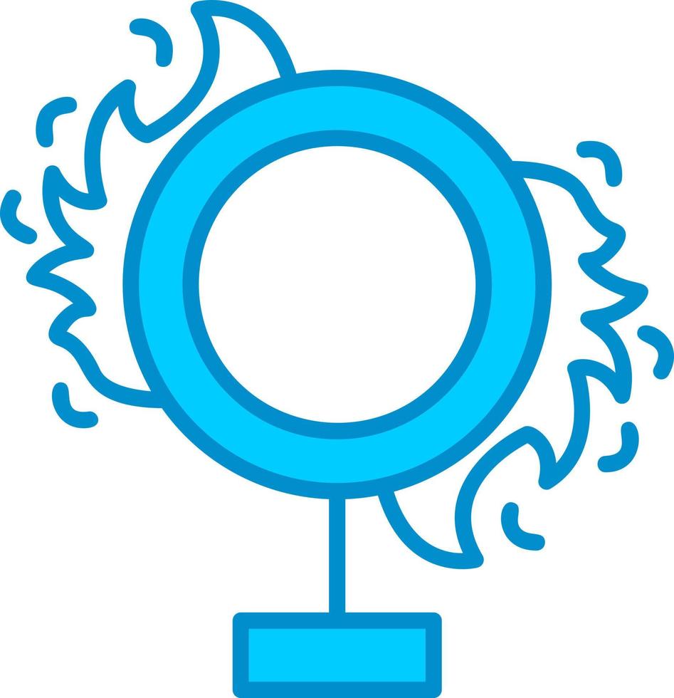 Fire Ring Creative Icon Design vector