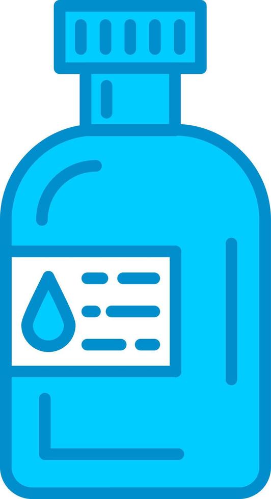 Water Bottle Creative Icon Design vector