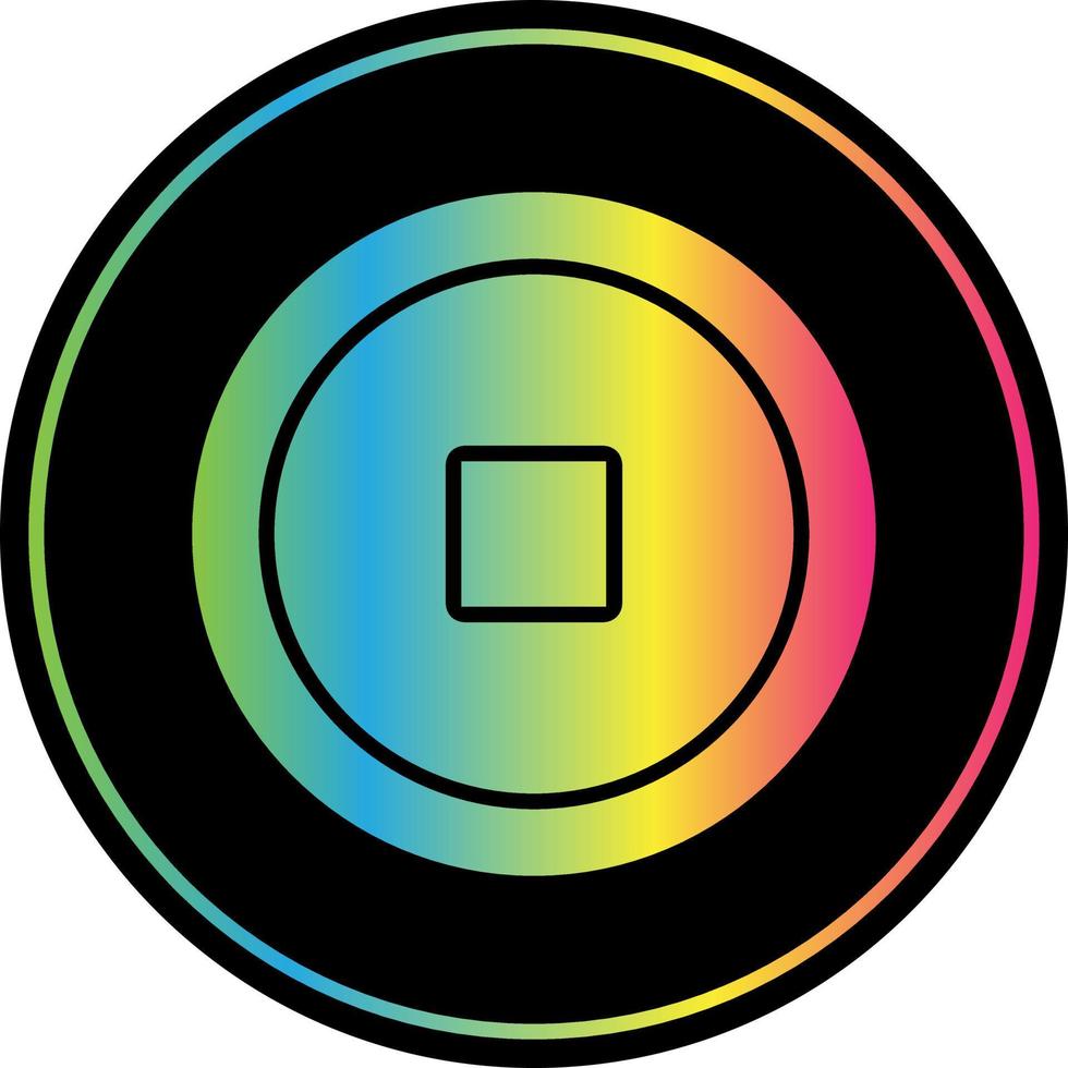 Stop Vector Icon Design