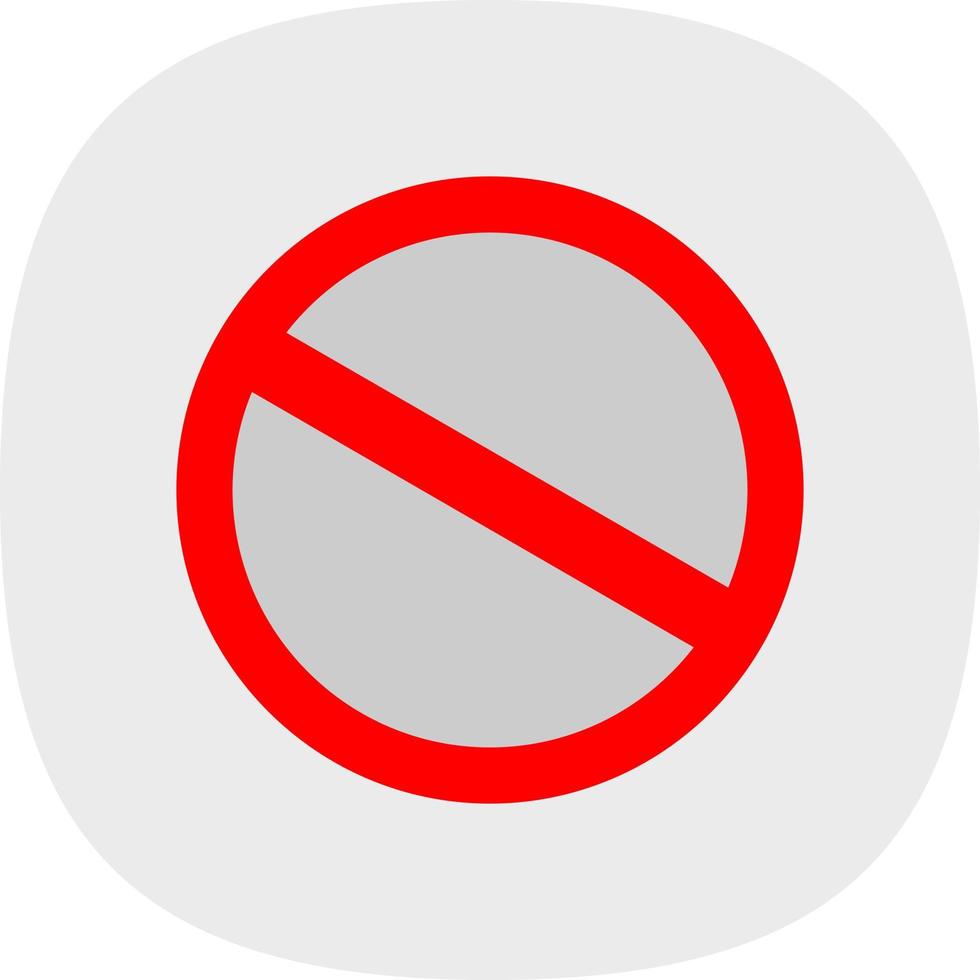 Slash Vector Icon Design