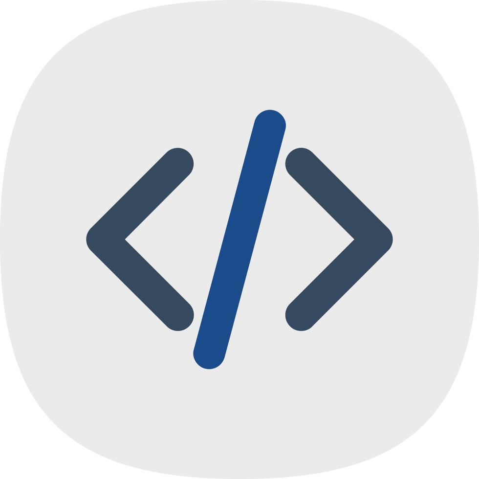 Code Vector Icon Design