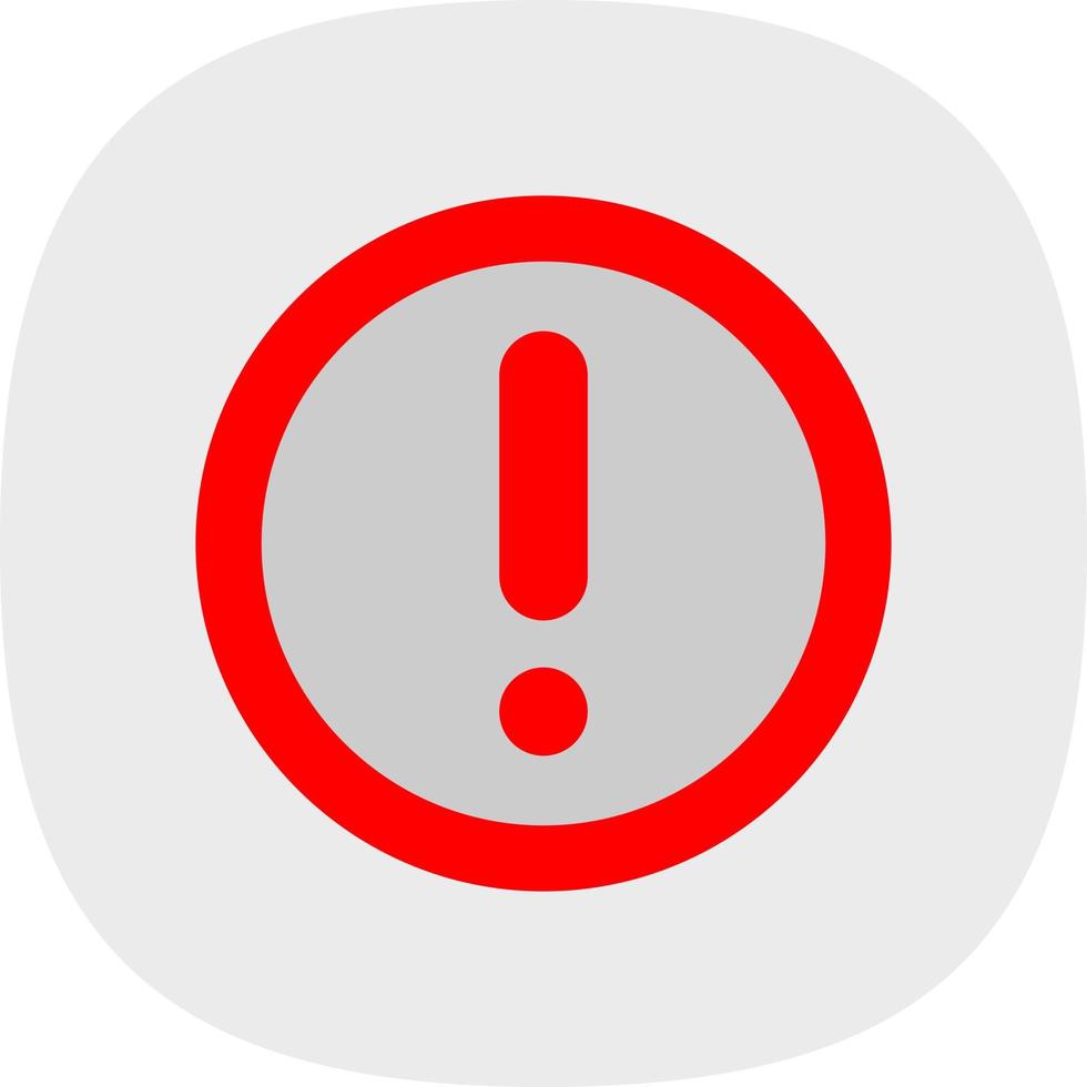 Alert Vector Icon Design