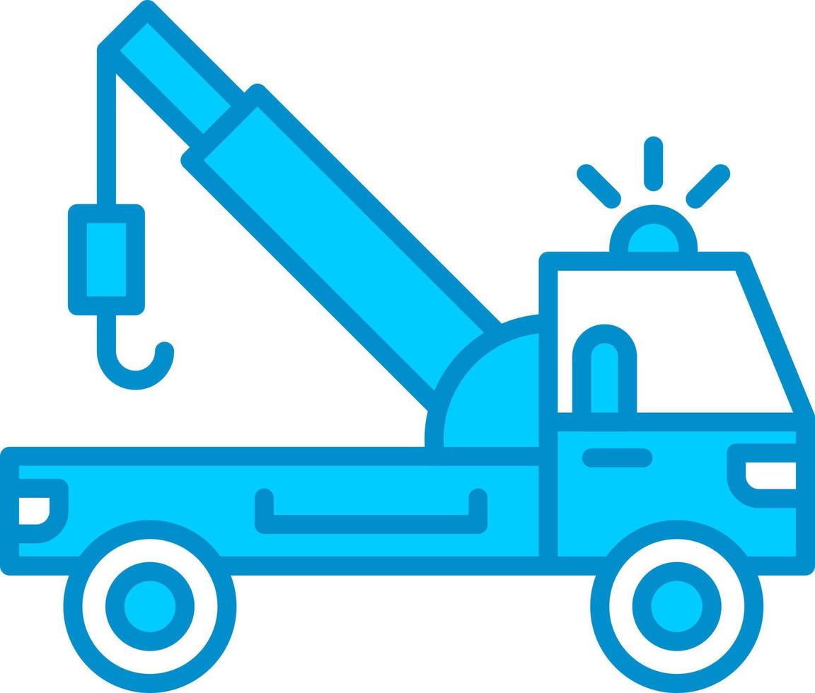 Tow Truck Creative Icon Design vector