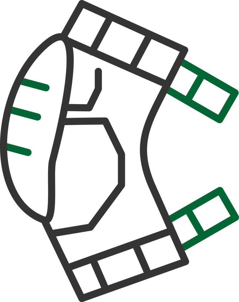 Kneepad Creative Icon Design vector