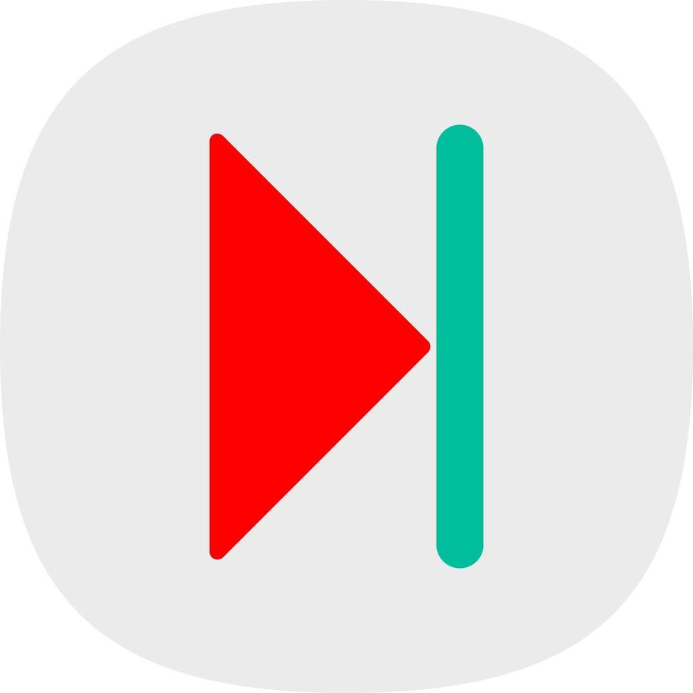 Skip Vector Icon Design