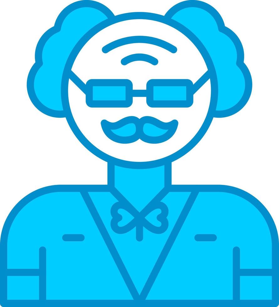 Old Man Creative Icon Design vector