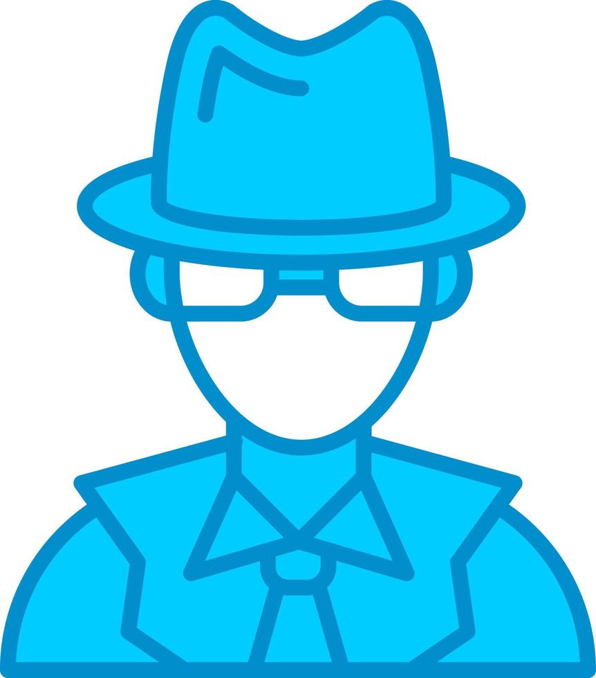 diseño de icono creativo detective vector