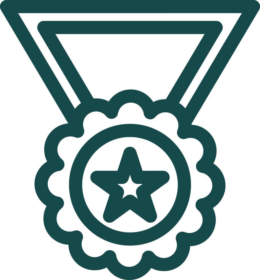 diseño de icono de vector de medalla