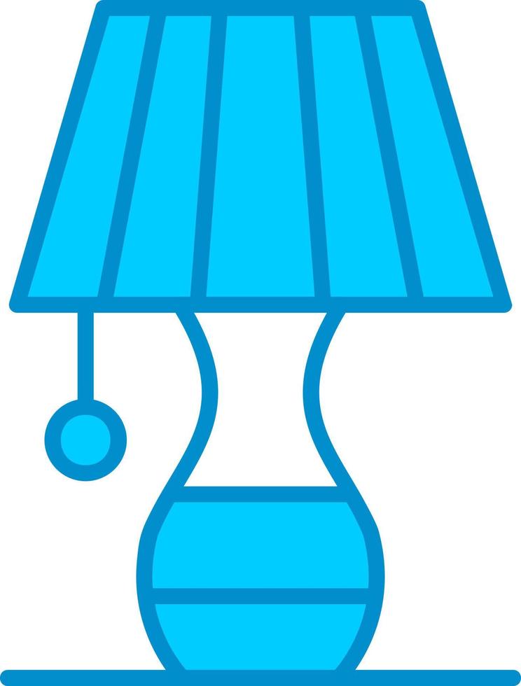 Table Lamp Creative Icon Design vector