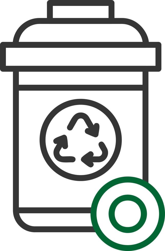 Recycle Bin Creative Icon Design vector