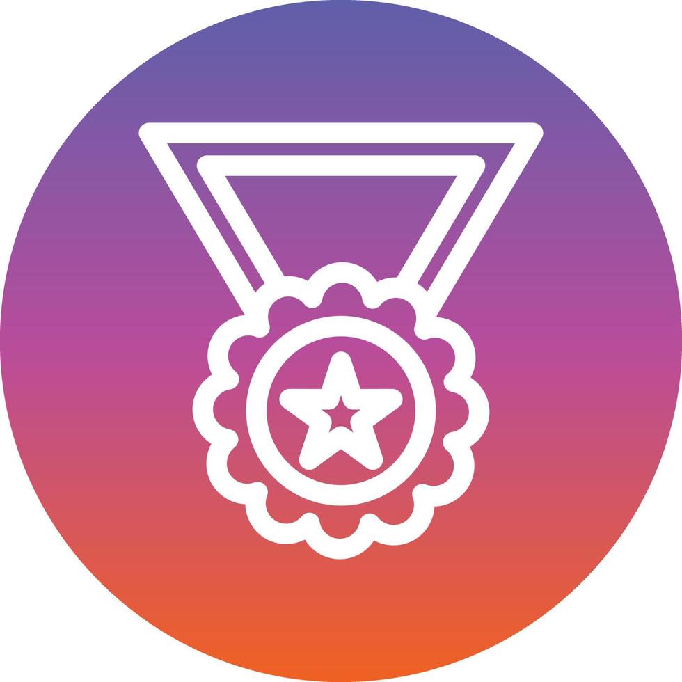 diseño de icono de vector de medalla