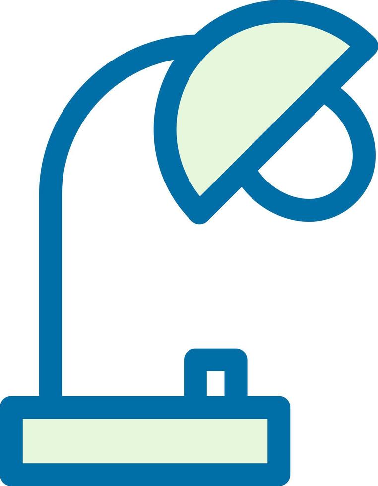 Desk Lamp Vector Icon Design