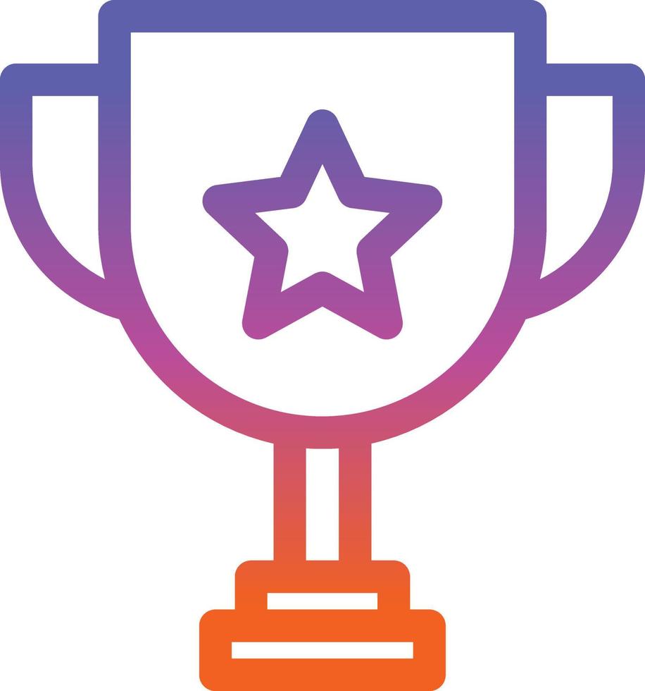 Trophy Vector Icon Design