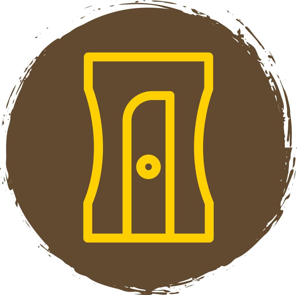 Pencil Sharpener Vector Icon Design