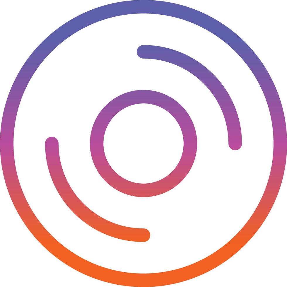 Compact Disc Vector Icon Design