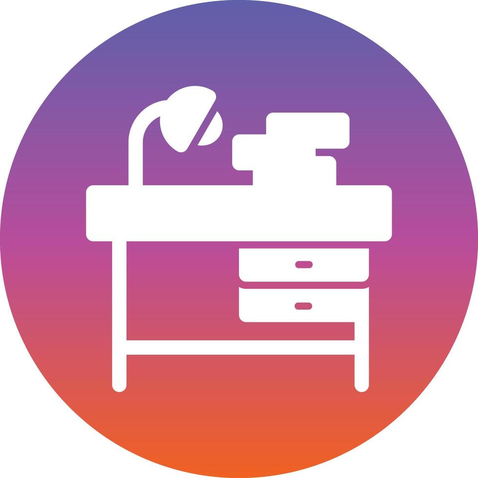 Desk Vector Icon Design