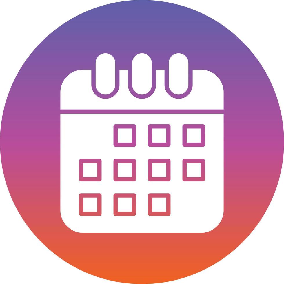 Calendar Vector Icon Design