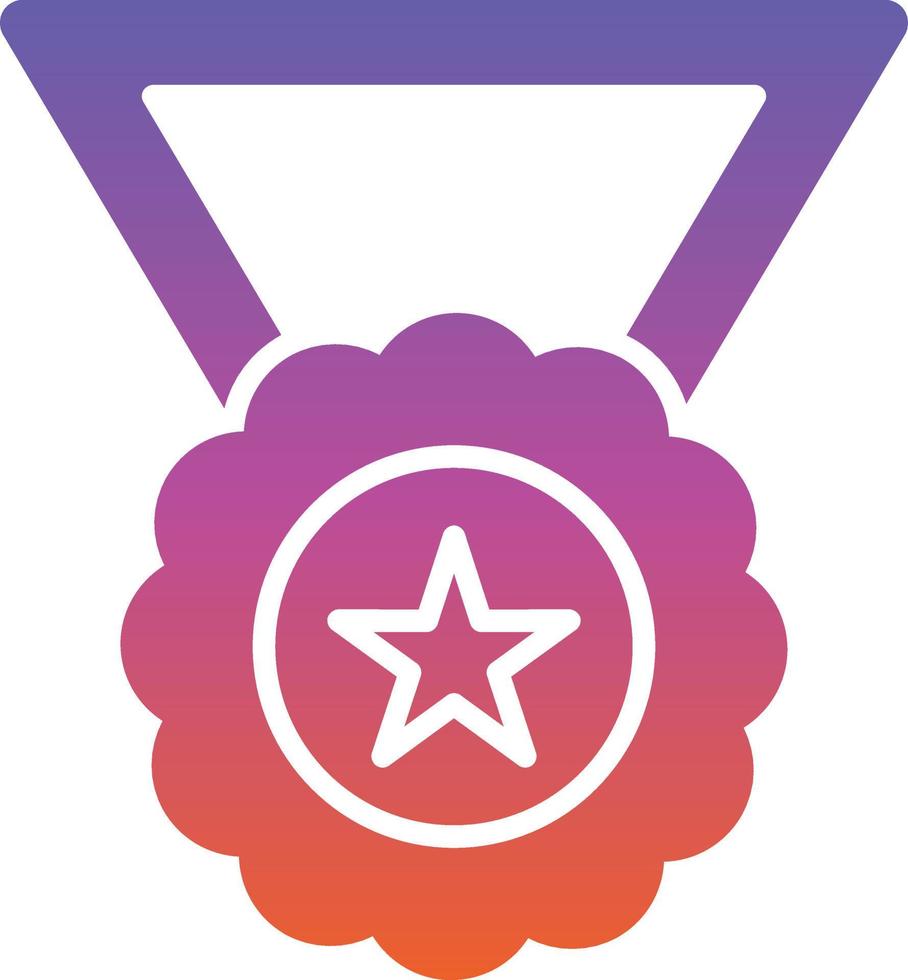 diseño de icono de vector de medalla