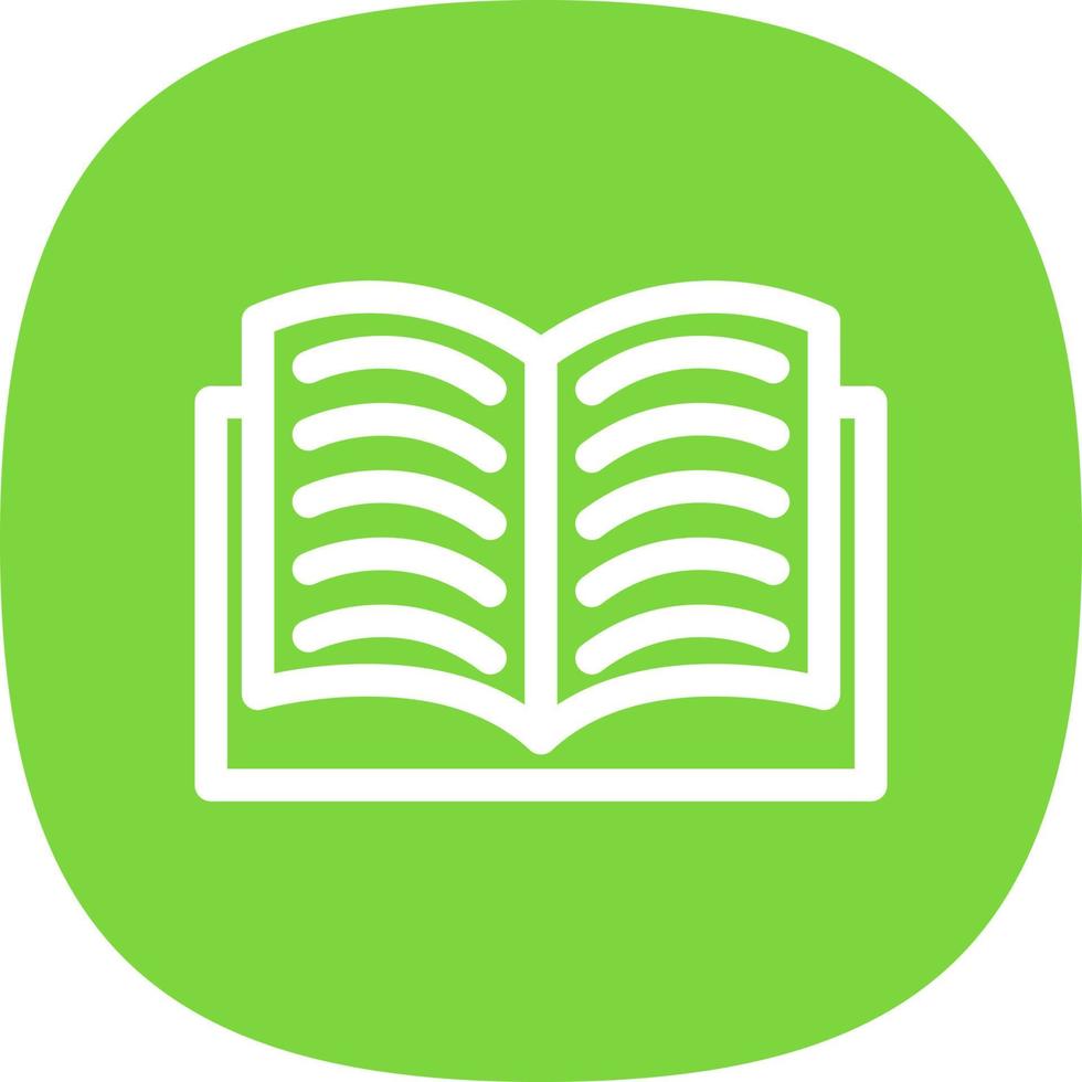 Open Book Vector Icon Design