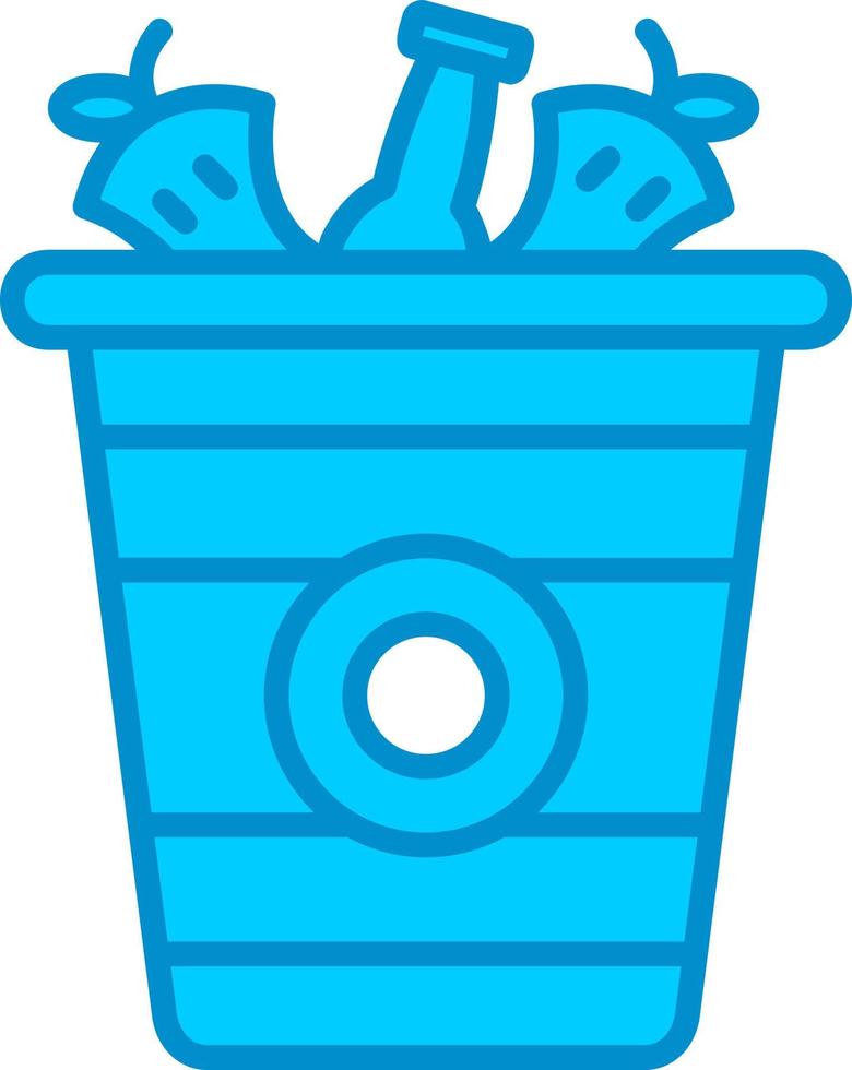 Waste Creative Icon Design vector