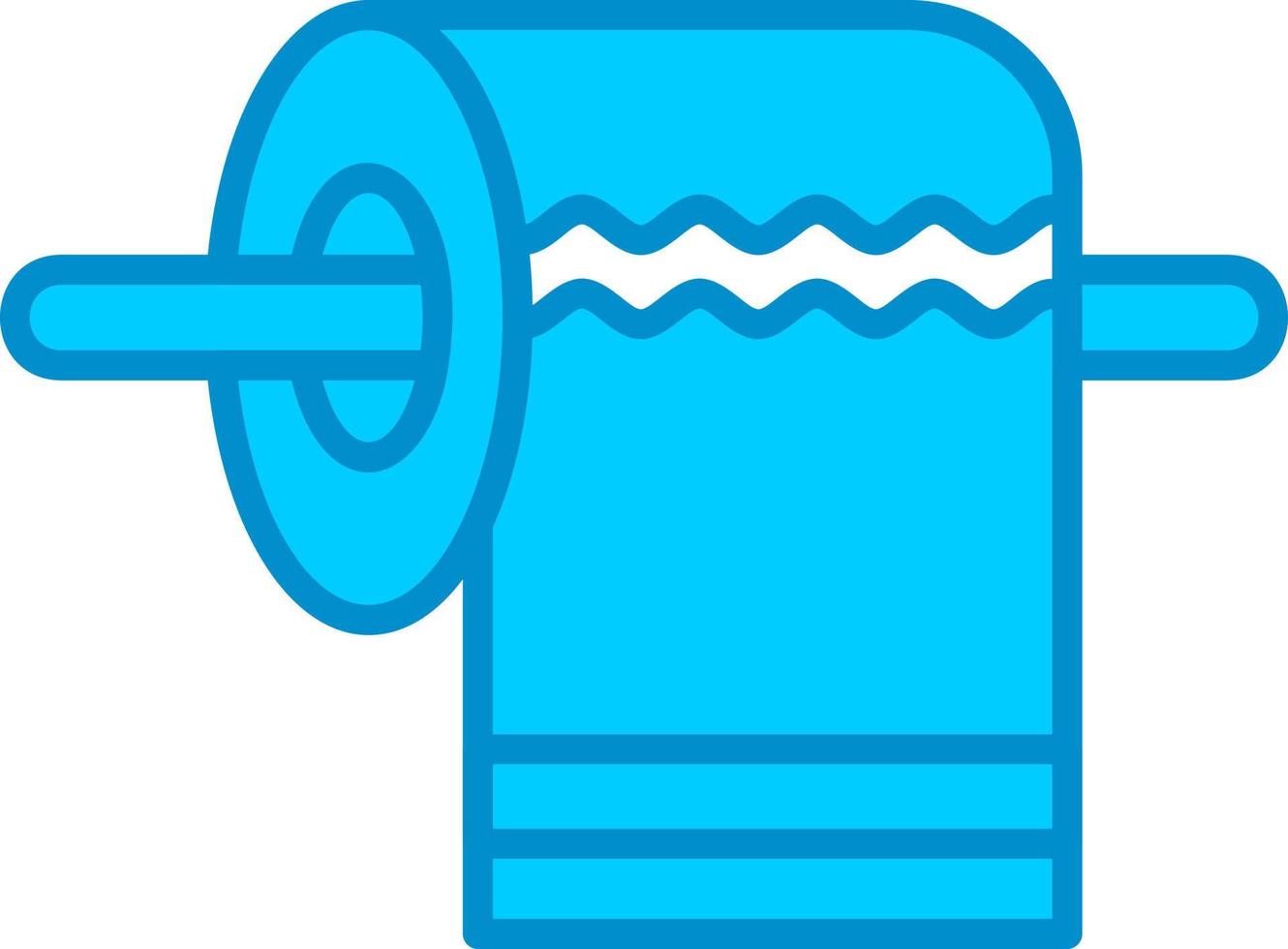 Toilet Paper Creative Icon Design vector