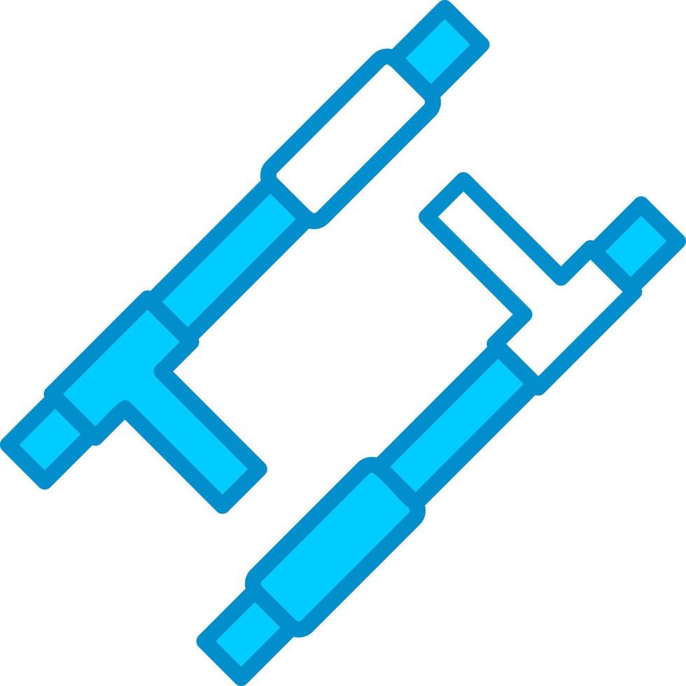 Tonfa Creative Icon Design vector