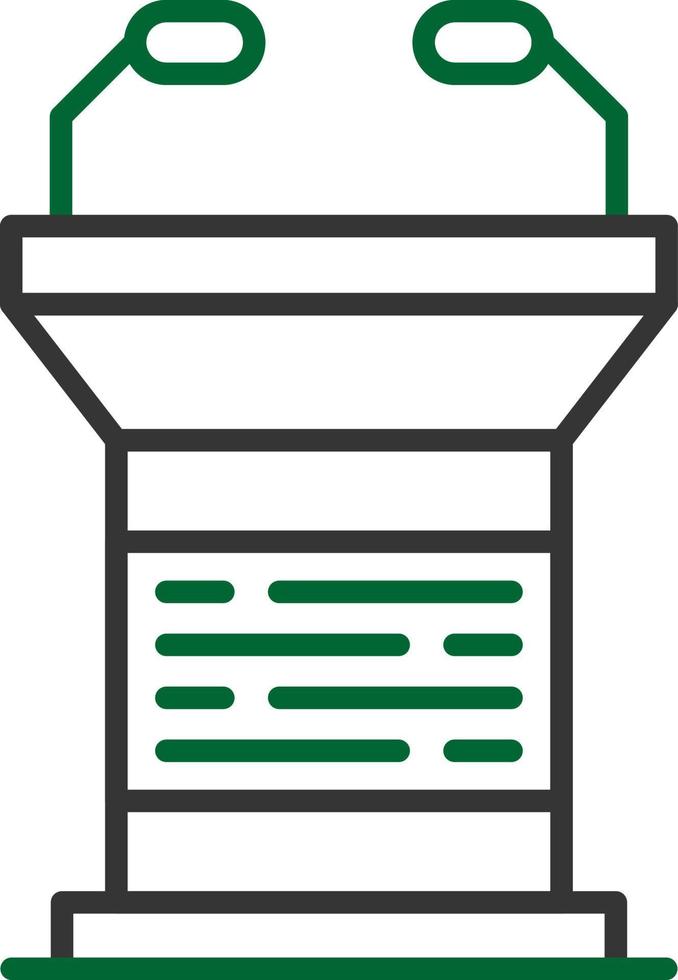 Lectern Creative Icon Design vector