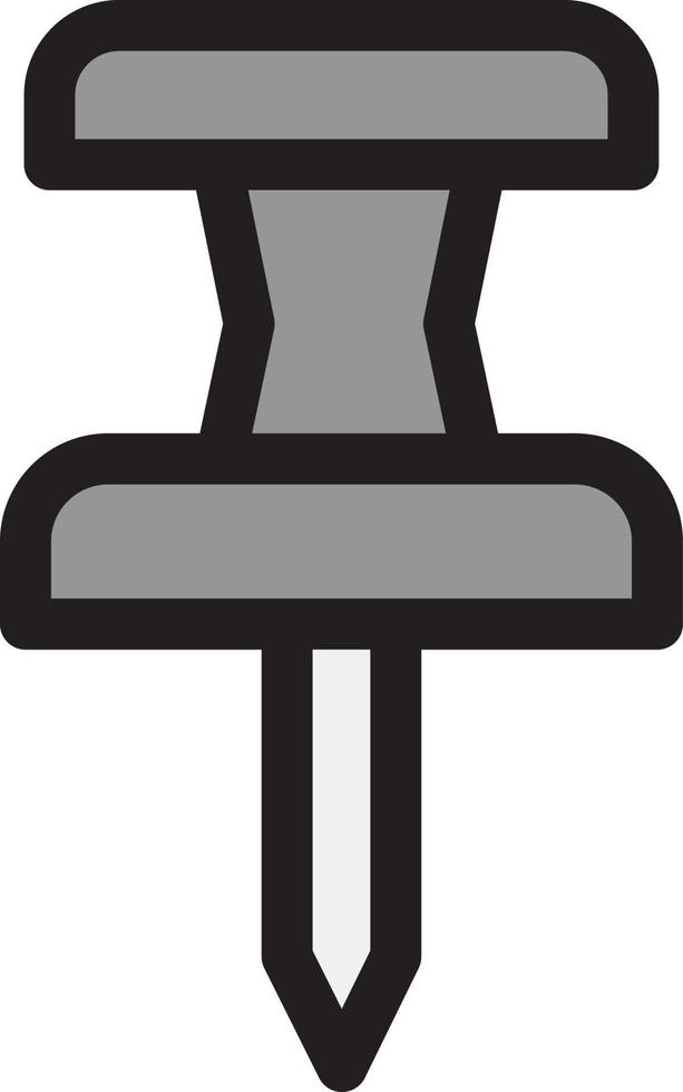 Push Pin Vector Icon Design