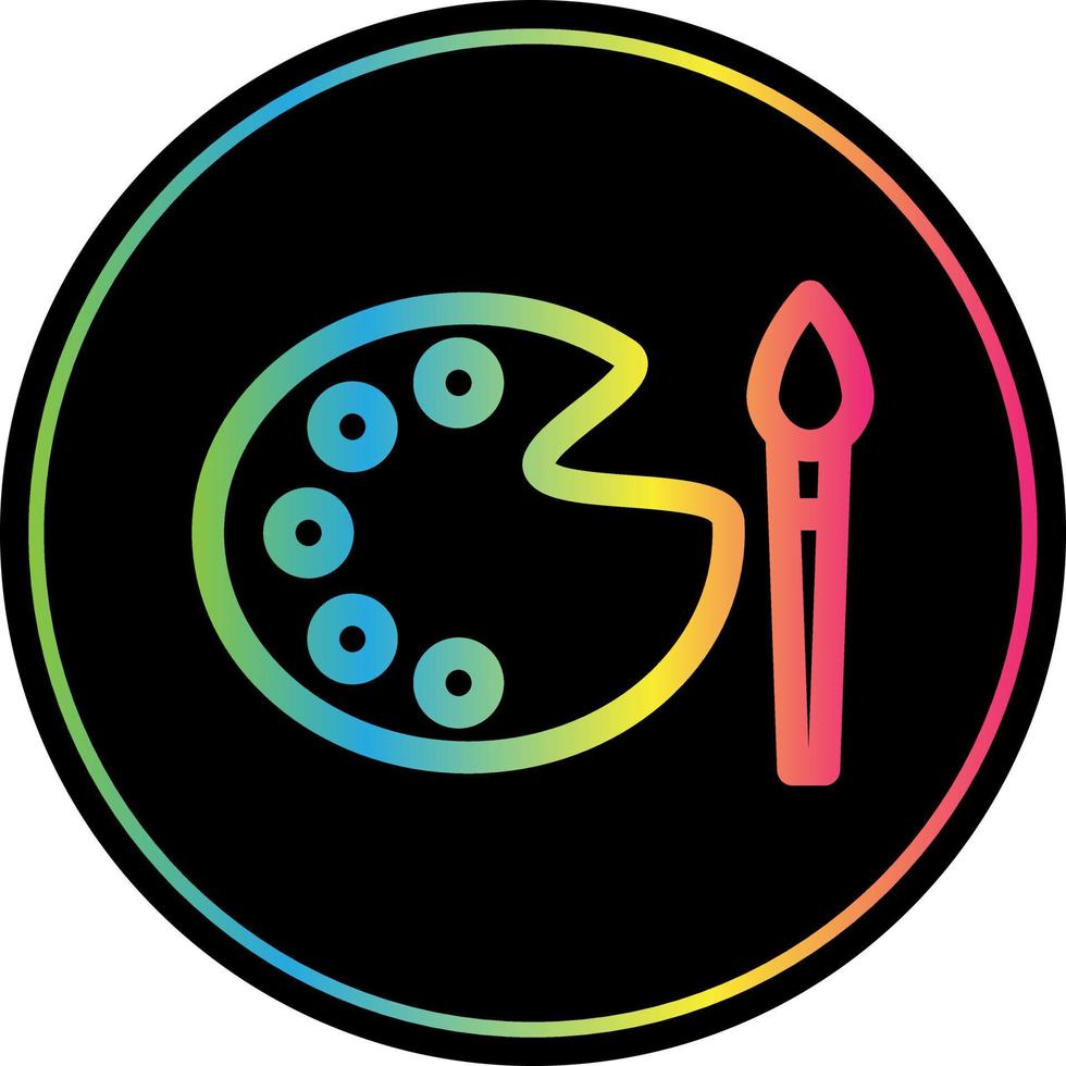 Paint Palette Vector Icon Design 15332022 Vector Art at Vecteezy