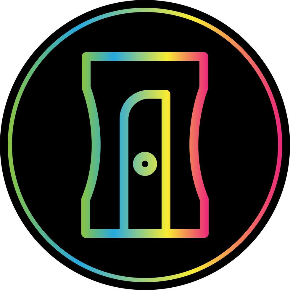 Pencil Sharpener Vector Icon Design