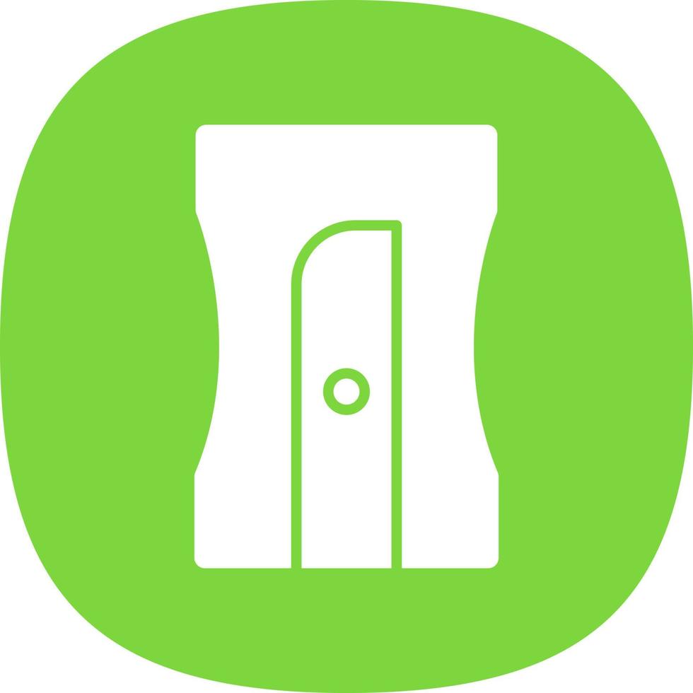 Pencil Sharpener Vector Icon Design
