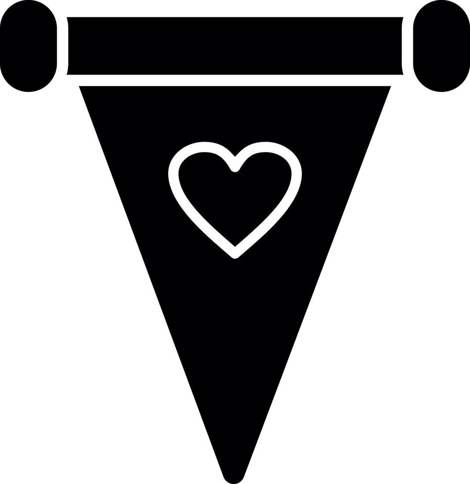 Pennant Vector Icon Design