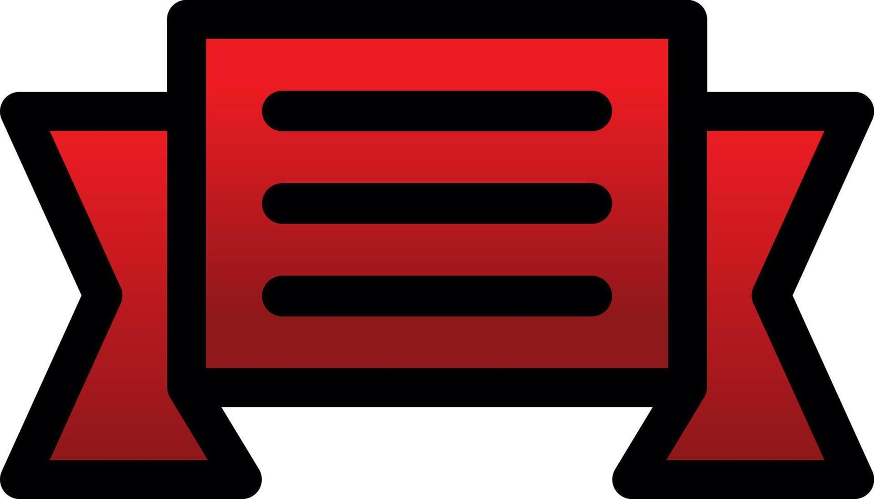 Banner Vector Icon Design