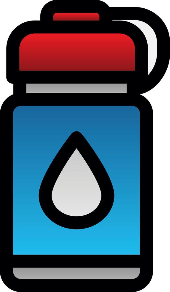 Water Bottles Vector Icon Design