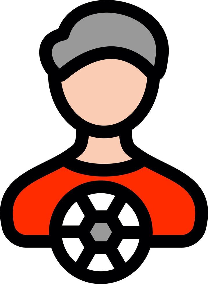 diseño de icono de vector de jugador