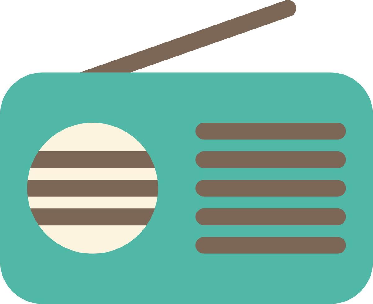 diseño de icono de vector de radio