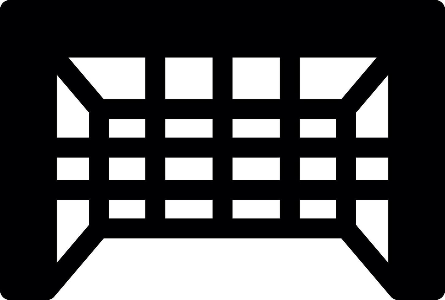 Goal Post Vector Icon Design