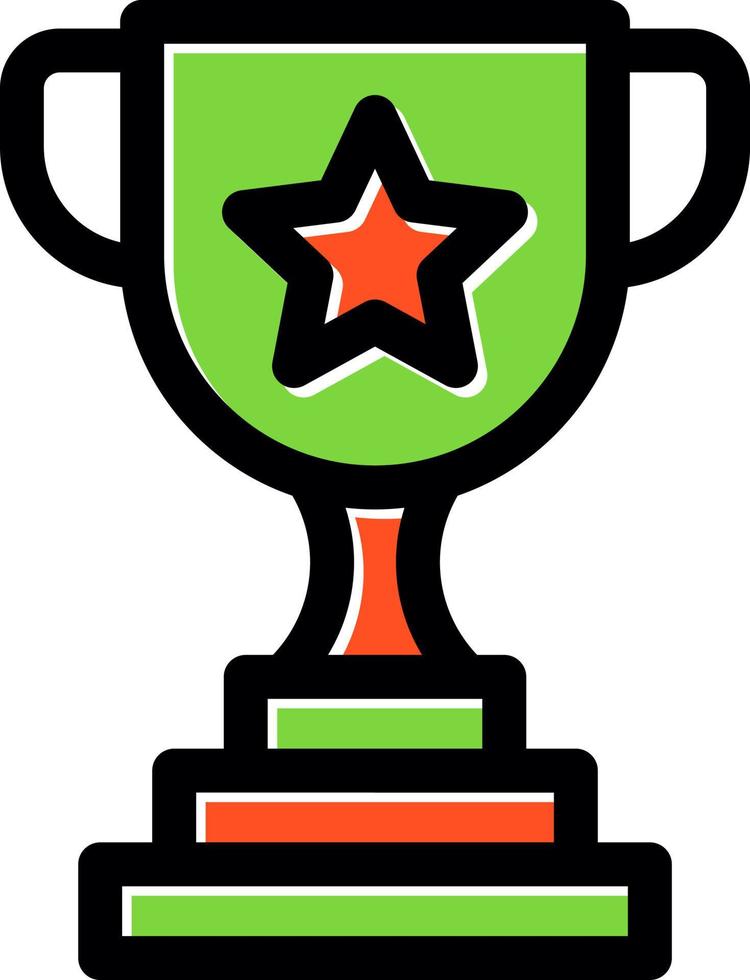 Trophy Vector Icon Design