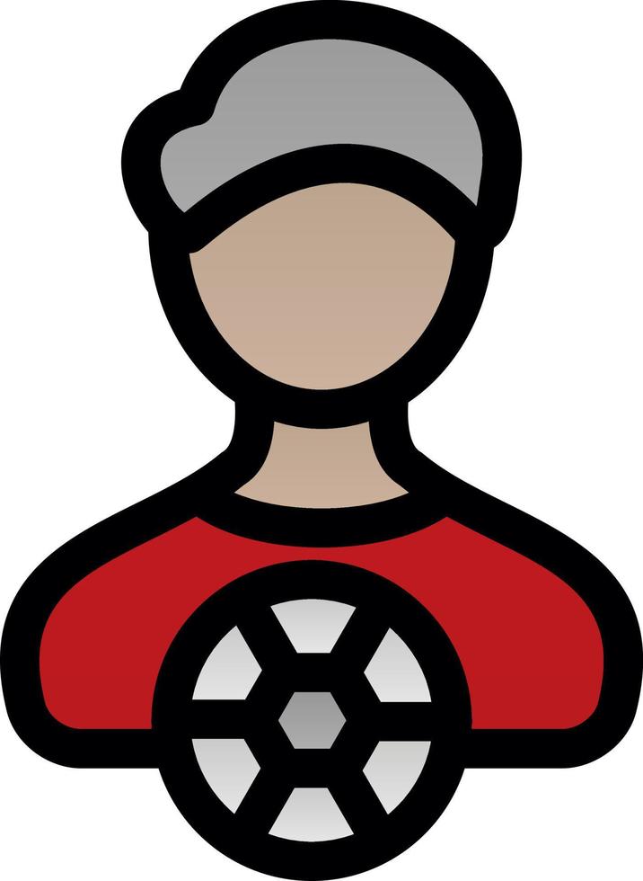 diseño de icono de vector de jugador
